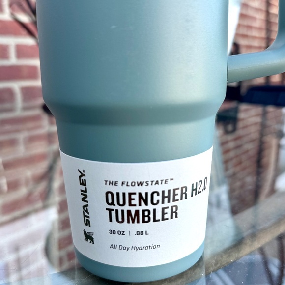 Stanley Cup Flowstate Quencher H2.0 Tumbler 30oz color Shale teal NWoT - Picture 3 of 7